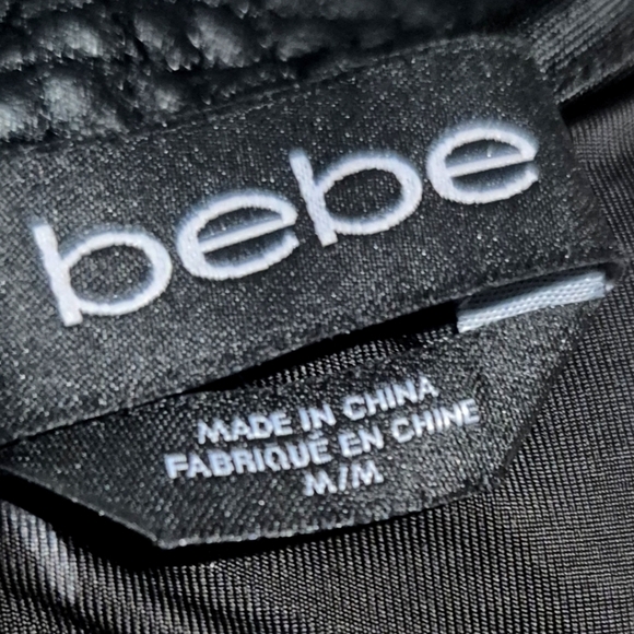 Bebe Black Sleeveless Dress with Mesh Detail - Picture 5 of 6